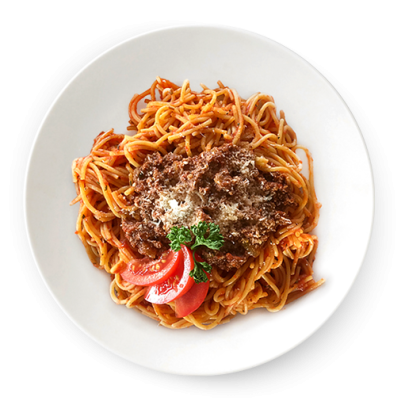 Špagety Bolognese s parmezánom