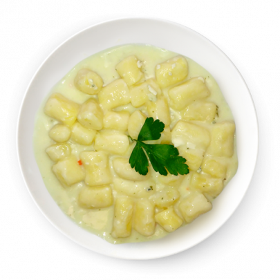 Domáce bezlepkové gnocchi formaggi štyri druhy syra